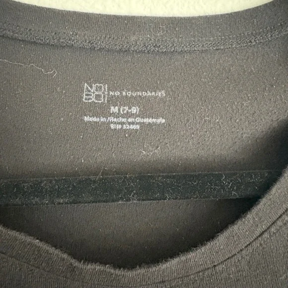 No Boundaries Black Long Sleeve Top Womens M Casual Everyday Basic - Picture 6 of 10